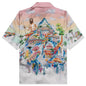 The Road To Knowledge S/S Cuban Collar Shirt - Multi