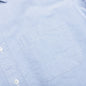 Thom Brown Seamed 4-Bar Oxford Straight Fit Shirt - Light Blue