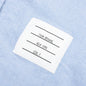 Thom Brown Seamed 4-Bar Oxford Straight Fit Shirt - Light Blue