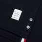 Center Back Stripe Pique Tee - Navy