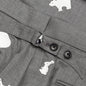 Classic Animal Backstrap Trouser - Medium Grey