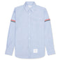 Classic L/S Button Down Point Collar Shirt W/ GG Armband - Light Blue