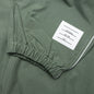 Contrast White Stitching Track Pants - Dark Green