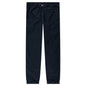 Contrast White Stitching Track Pants - Navy