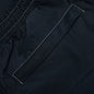 Contrast White Stitching Track Pants - Navy