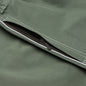 Contrast White Stitching Track Shorts - Dark Green