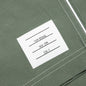 Contrast White Stitching Track Shorts - Dark Green