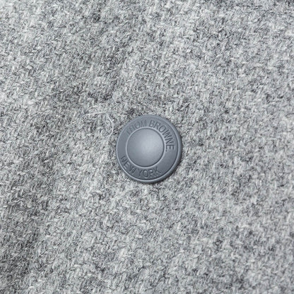 Downfilled Snap Front Vest - Light Grey