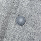 Downfilled Snap Front Vest - Light Grey