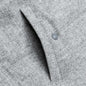 Downfilled Snap Front Vest - Light Grey