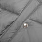 Downfilled Snap Front Vest - Medium Grey