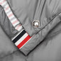 Downfilled Snap Front Vest - Medium Grey