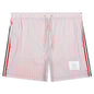 Drawcord Waist Swim Short - Red/White/Blue
