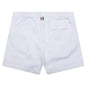 Drawcord Waist Swim Short w/ RWB at Sides - Light Blue