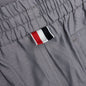 Drawcord Waist Swim Short w/ Solid Swim Tech - Medium Grey