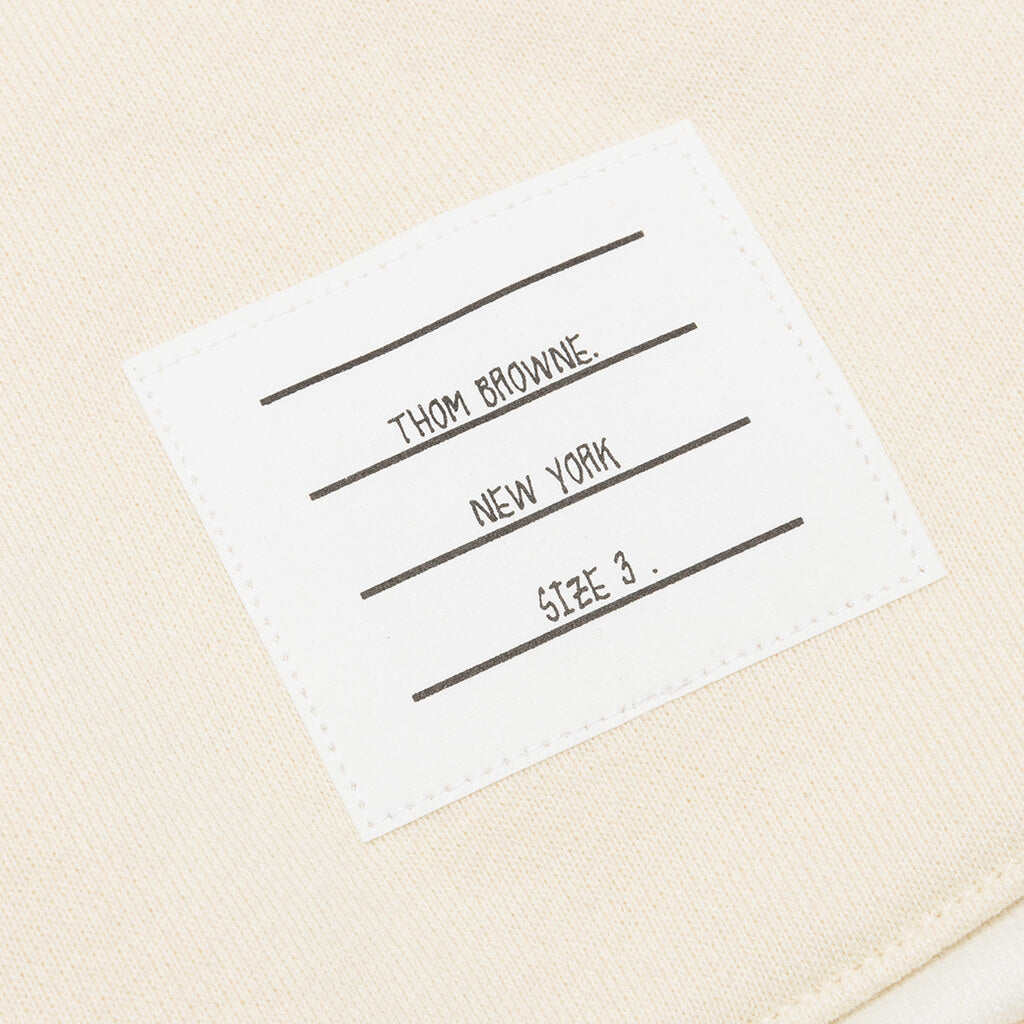 Hoodie Pullover - Tonal White