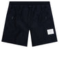 Ripstop Zip Pocket Mid Thigh Shorts - Navy
