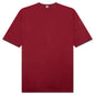 S/S Ringer Tee - Dark Red