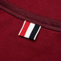 S/S Ringer Tee - Dark Red