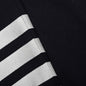 Snap Front Elastic Track Trouser - Navy