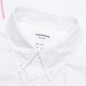Solid Oxford Straight Fit Button Down L/S Shirt - White