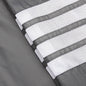 Straight Leg Track Pants - Silver