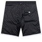 Track Shorts w/ Jersey Lining in Quilted Ripstop - Navy