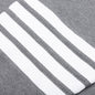 Waffle 4-Bar Raglan Sleeve Crew Sweatshirt - Medium Grey