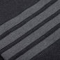 Waffle Raglan Sleeve 4-Bar Zip Hoodie - Charcoal