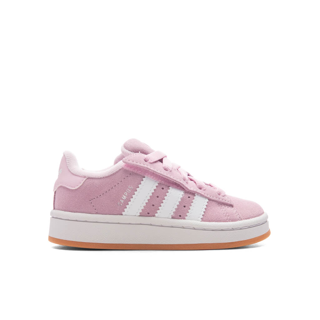 Toddlers Campus 00s Comfort Elastic Lace - Clear Pink/Cloud White/Gum