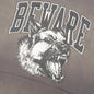 Tonal Beware Hoodie - Cement