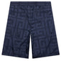 4G Shiny Bermuda Shorts - Navy