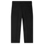 Gabardine Belted Trousers - Black