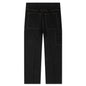 Recycled Polyester Gabardine Loose Fit Trousers - Black