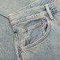 Loose Fit Jeans - Blue/Beige