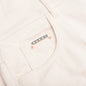 Cream Denim Shorts with Trunakaroo Plaque - Bone