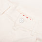 Cream Denim Shorts with Trunakaroo Plaque - Bone