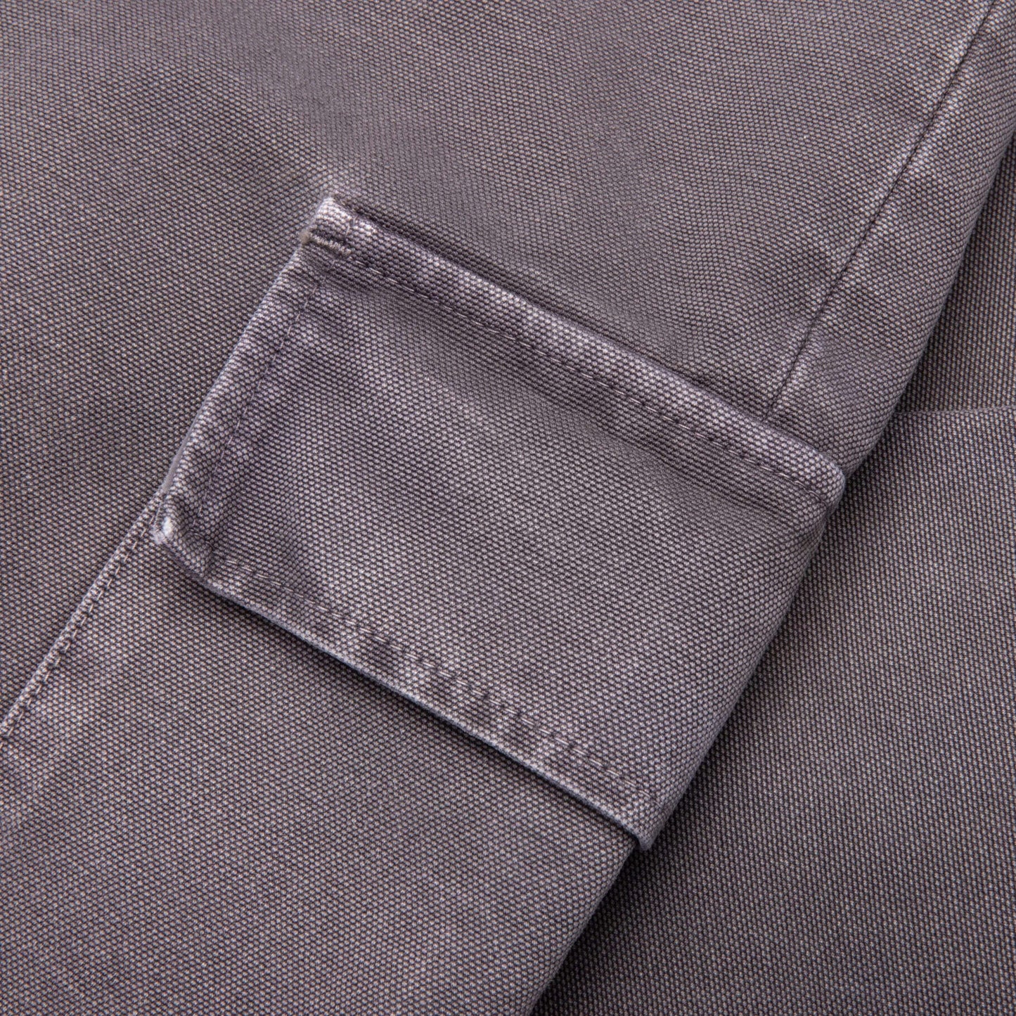 Canvas Cargo Pants - Dolphin