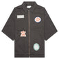 Twill Full Zip Shirt - Black