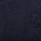 Twisted Cotton Bermuda Shorts - Navy