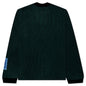 Two Tone Rib Knit - Green/Black