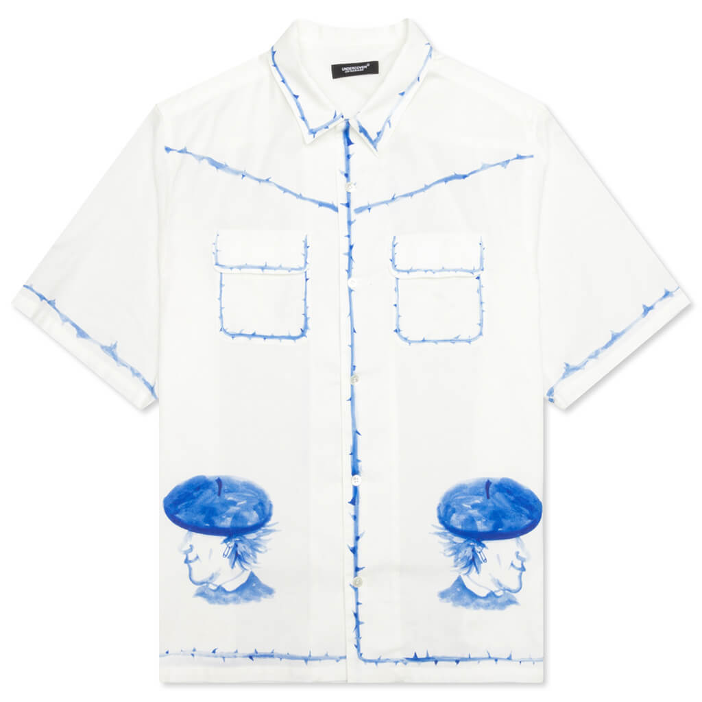 Beret Man Shirt - White