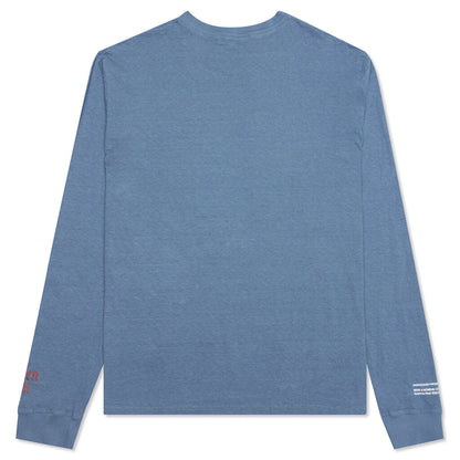 Fallen Man Angel Pullover - Grey/Blue