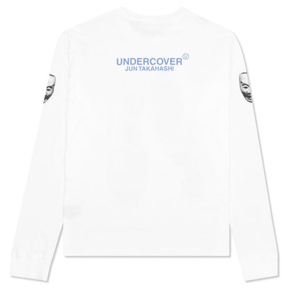 Fallen Man Mask Pullover - White