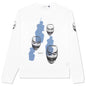Fallen Man Mask Pullover - White