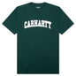 University S/S T-Shirt - Botanic/White
