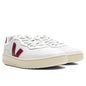 V-90 O.T. Leather - Extra White/Marsala