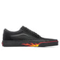 Old Skool "Flame Wall" - Black