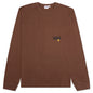 Vans Vault x Perks And Mini Spiral Checker L/S Tee - Mustang