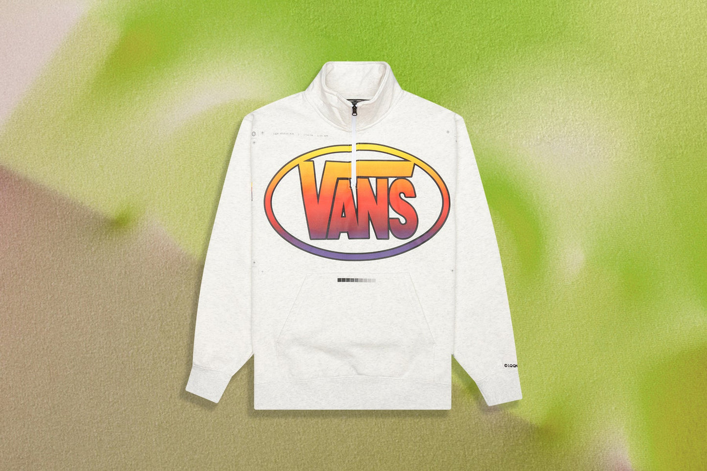 Vans Vault x LQQK Quarter Zip - Ash Heather
